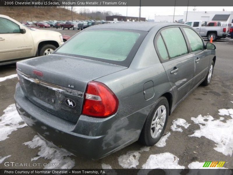 Medium Gray Metallic / Titanium Gray 2006 Chevrolet Malibu LS Sedan
