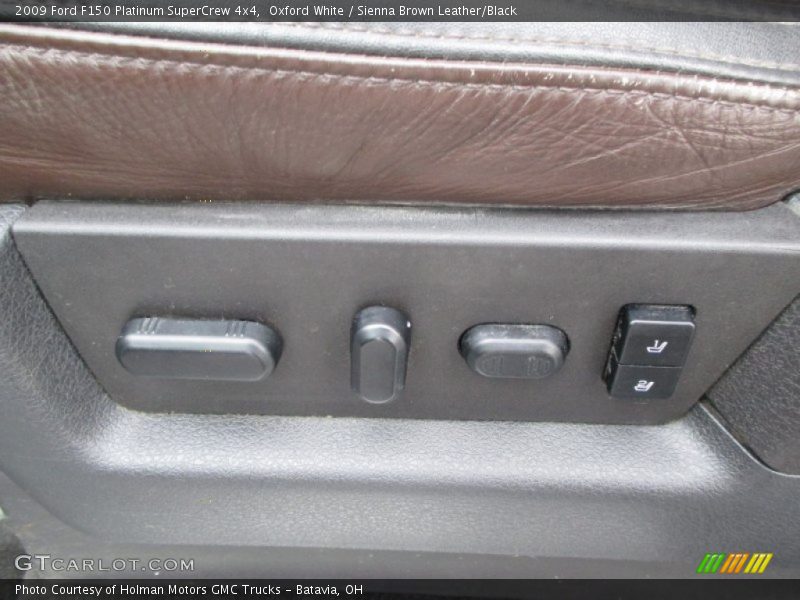 Oxford White / Sienna Brown Leather/Black 2009 Ford F150 Platinum SuperCrew 4x4