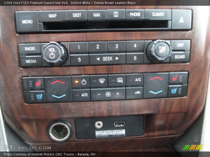Oxford White / Sienna Brown Leather/Black 2009 Ford F150 Platinum SuperCrew 4x4