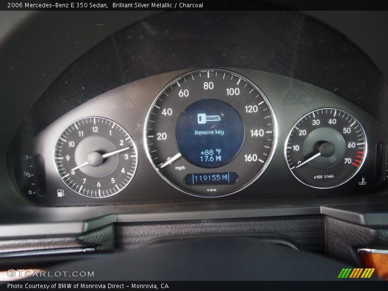 Brilliant Silver Metallic / Charcoal 2006 Mercedes-Benz E 350 Sedan