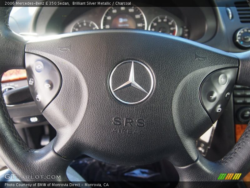 Brilliant Silver Metallic / Charcoal 2006 Mercedes-Benz E 350 Sedan