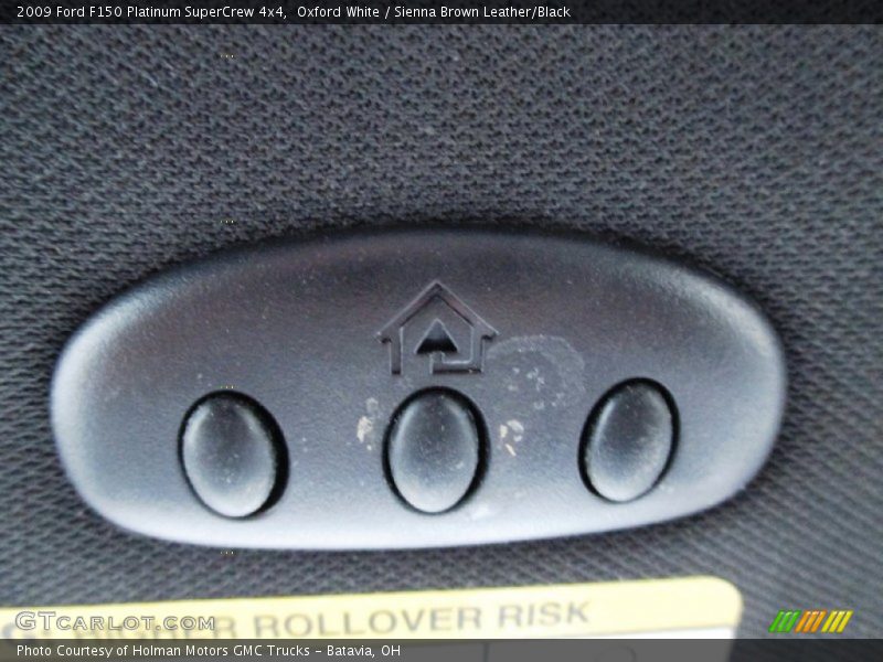 Oxford White / Sienna Brown Leather/Black 2009 Ford F150 Platinum SuperCrew 4x4