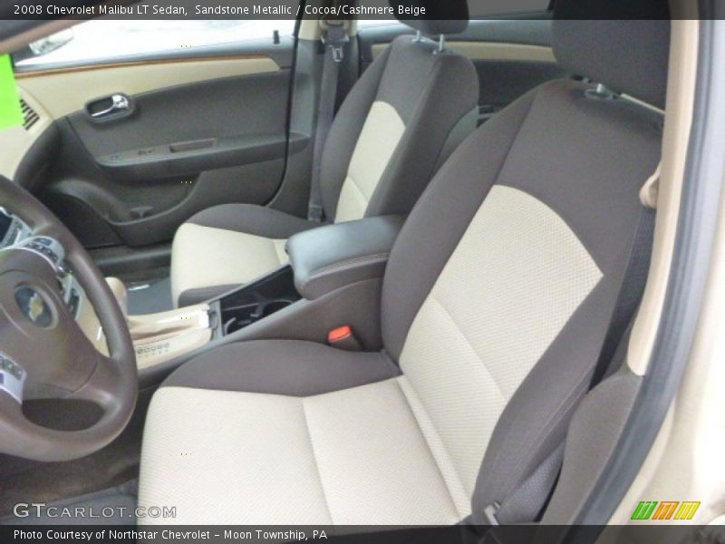 Sandstone Metallic / Cocoa/Cashmere Beige 2008 Chevrolet Malibu LT Sedan