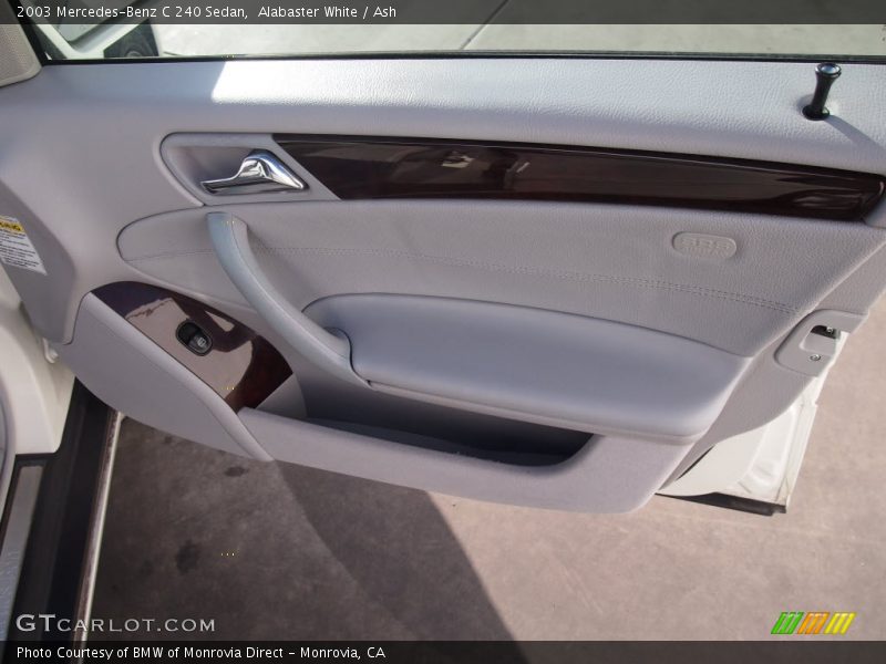 Alabaster White / Ash 2003 Mercedes-Benz C 240 Sedan