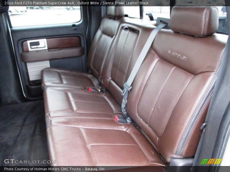 Oxford White / Sienna Brown Leather/Black 2009 Ford F150 Platinum SuperCrew 4x4