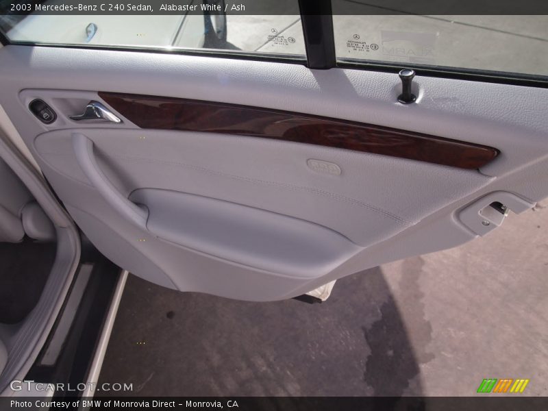Alabaster White / Ash 2003 Mercedes-Benz C 240 Sedan