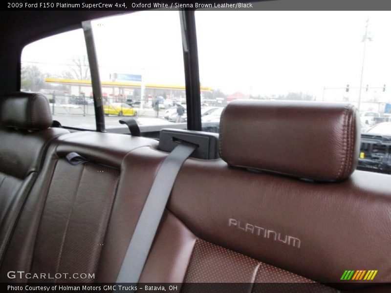 Oxford White / Sienna Brown Leather/Black 2009 Ford F150 Platinum SuperCrew 4x4