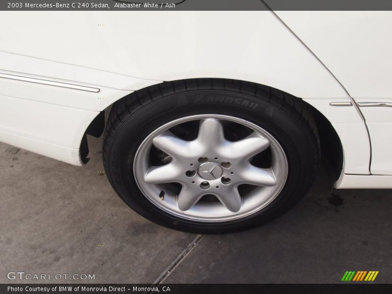 Alabaster White / Ash 2003 Mercedes-Benz C 240 Sedan