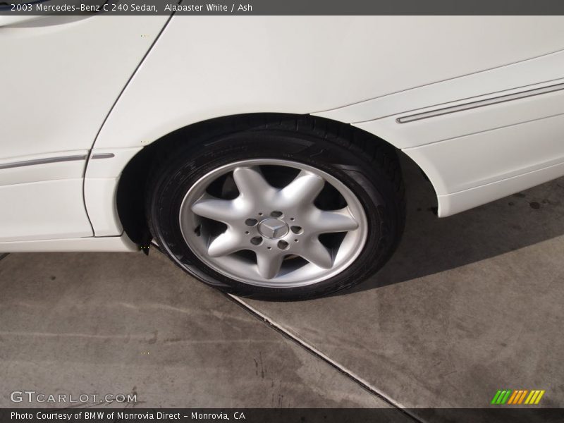 Alabaster White / Ash 2003 Mercedes-Benz C 240 Sedan