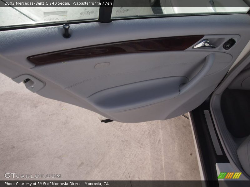 Alabaster White / Ash 2003 Mercedes-Benz C 240 Sedan