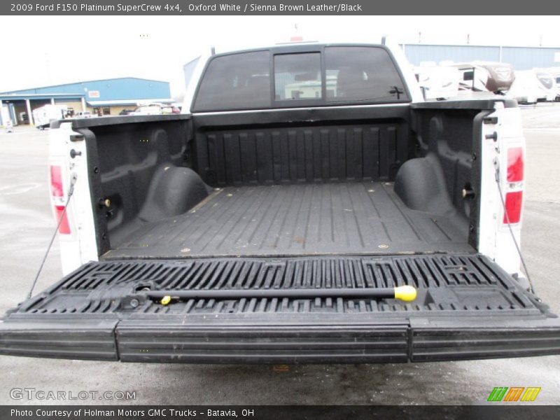 Oxford White / Sienna Brown Leather/Black 2009 Ford F150 Platinum SuperCrew 4x4