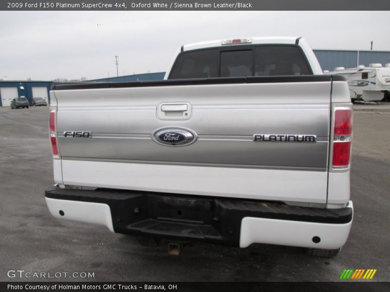 Oxford White / Sienna Brown Leather/Black 2009 Ford F150 Platinum SuperCrew 4x4