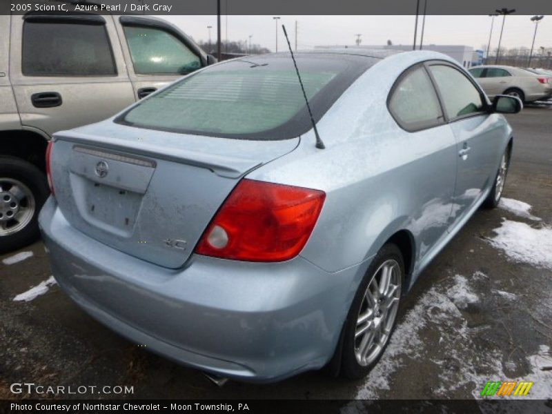 Azure Pearl / Dark Gray 2005 Scion tC