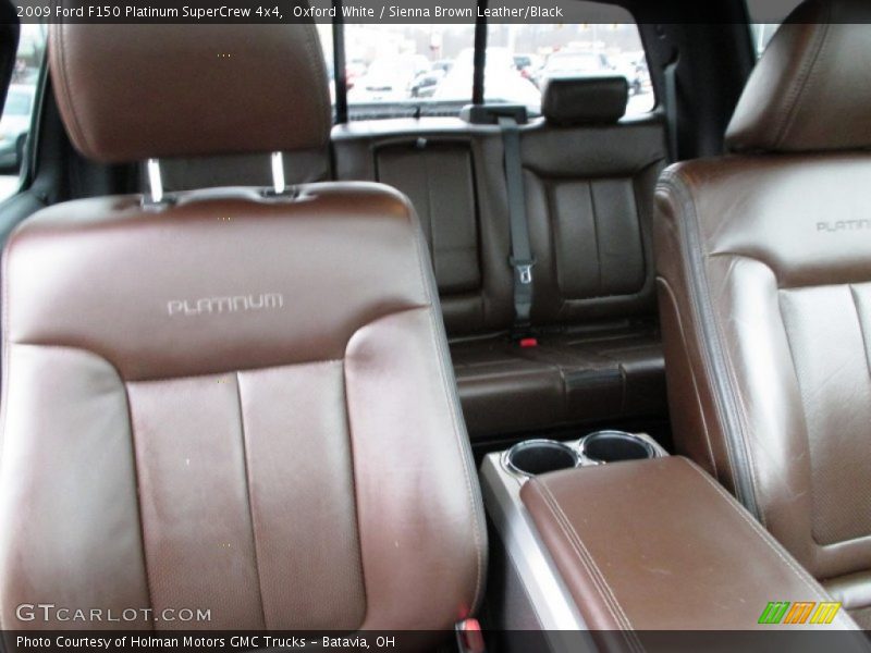 Oxford White / Sienna Brown Leather/Black 2009 Ford F150 Platinum SuperCrew 4x4
