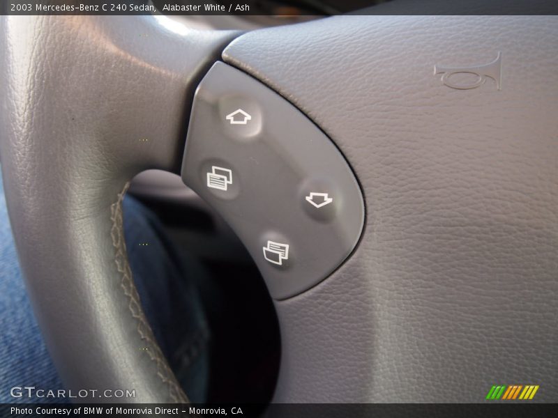 Alabaster White / Ash 2003 Mercedes-Benz C 240 Sedan