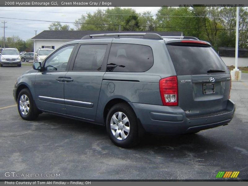 Green Meadow Gray / Beige 2008 Hyundai Entourage GLS