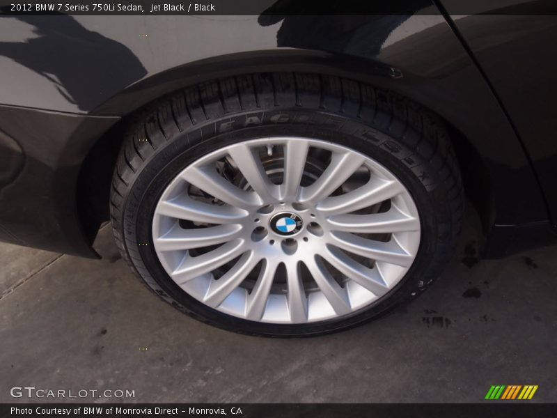 Jet Black / Black 2012 BMW 7 Series 750Li Sedan