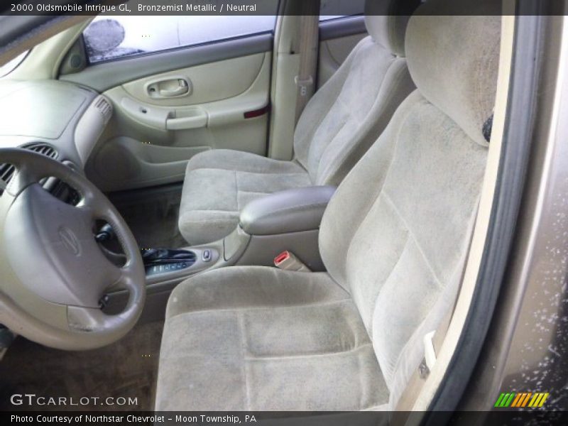 Front Seat of 2000 Intrigue GL