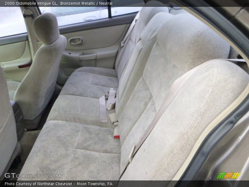 Rear Seat of 2000 Intrigue GL