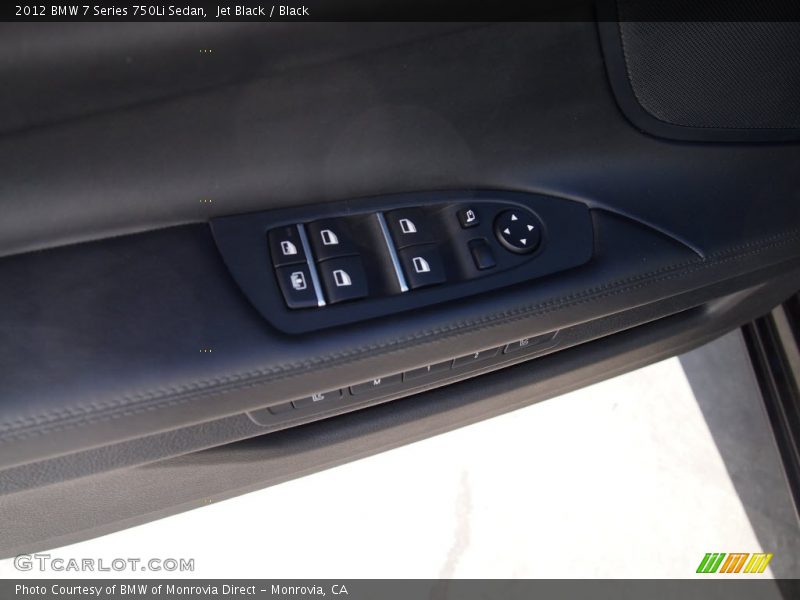 Jet Black / Black 2012 BMW 7 Series 750Li Sedan
