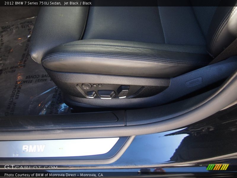 Jet Black / Black 2012 BMW 7 Series 750Li Sedan