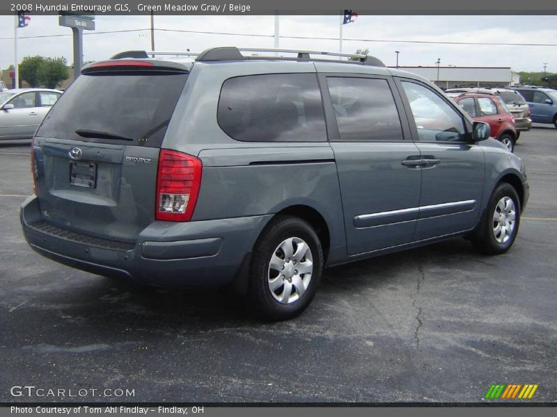 Green Meadow Gray / Beige 2008 Hyundai Entourage GLS