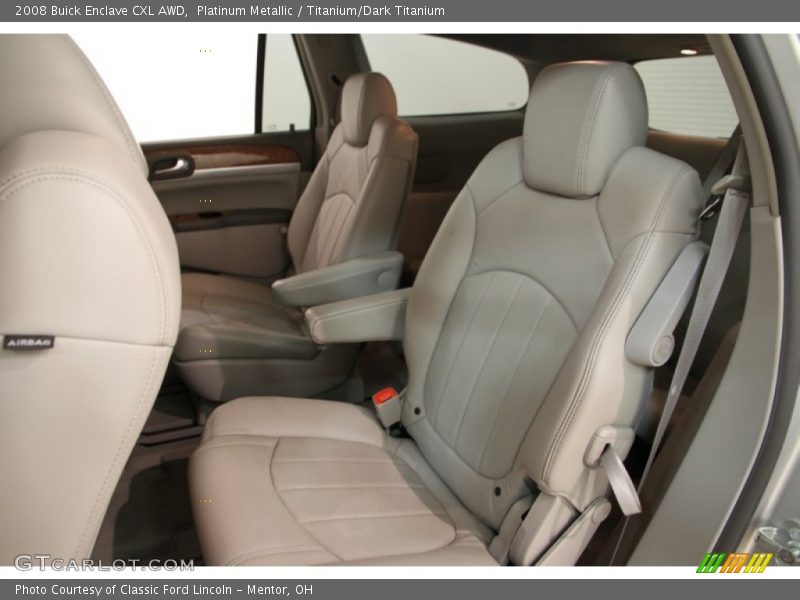 Rear Seat of 2008 Enclave CXL AWD