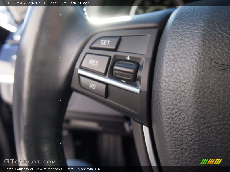 Jet Black / Black 2012 BMW 7 Series 750Li Sedan