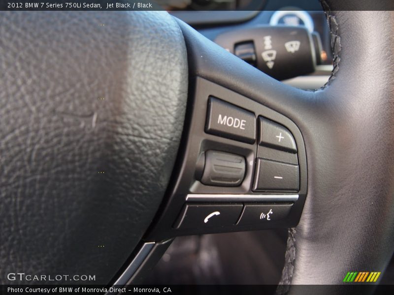 Jet Black / Black 2012 BMW 7 Series 750Li Sedan