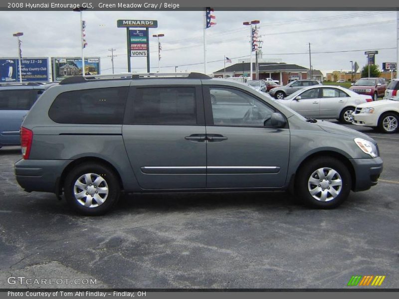 Green Meadow Gray / Beige 2008 Hyundai Entourage GLS