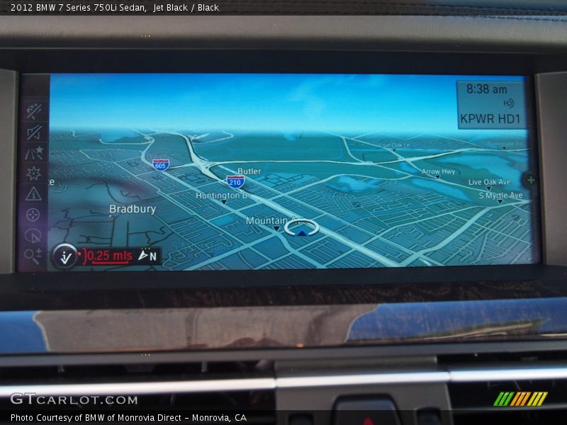 Jet Black / Black 2012 BMW 7 Series 750Li Sedan