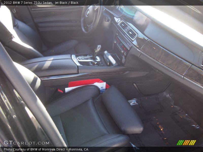 Jet Black / Black 2012 BMW 7 Series 750Li Sedan