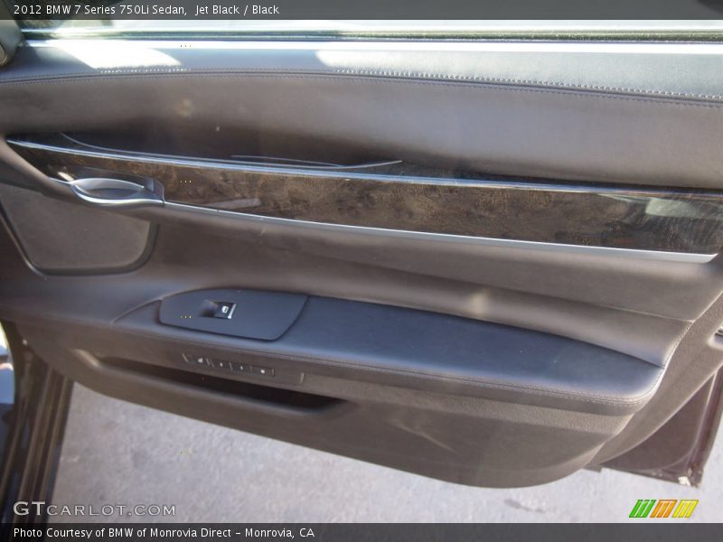Jet Black / Black 2012 BMW 7 Series 750Li Sedan