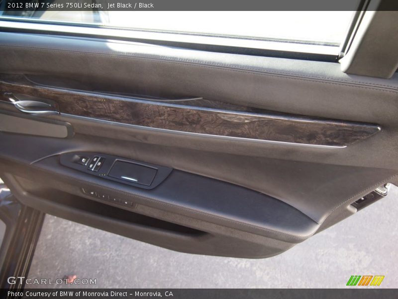 Jet Black / Black 2012 BMW 7 Series 750Li Sedan