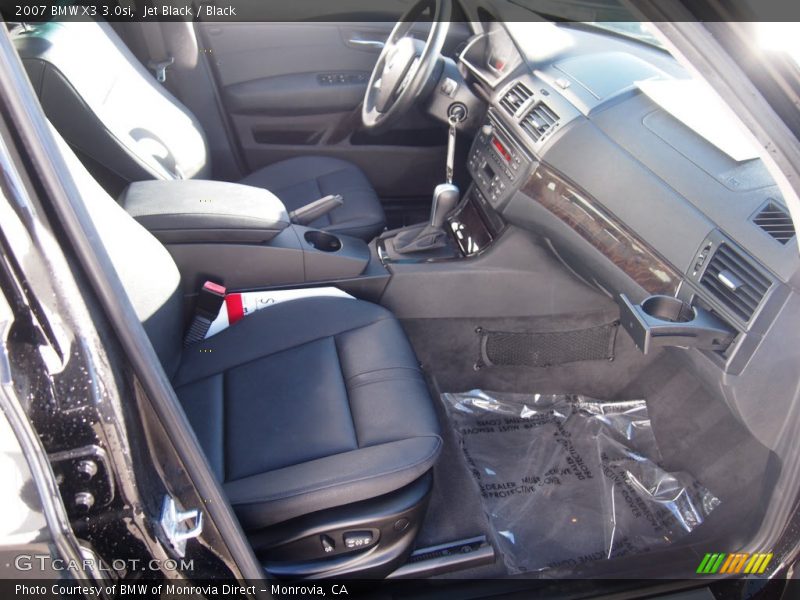 Jet Black / Black 2007 BMW X3 3.0si