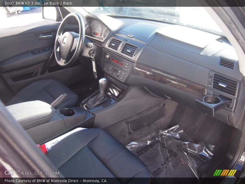Jet Black / Black 2007 BMW X3 3.0si
