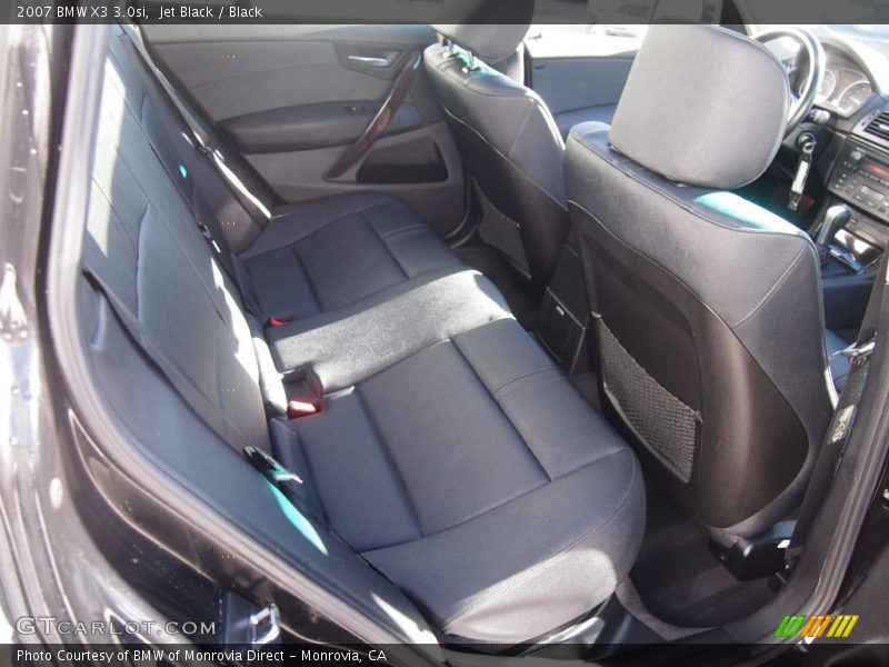 Jet Black / Black 2007 BMW X3 3.0si