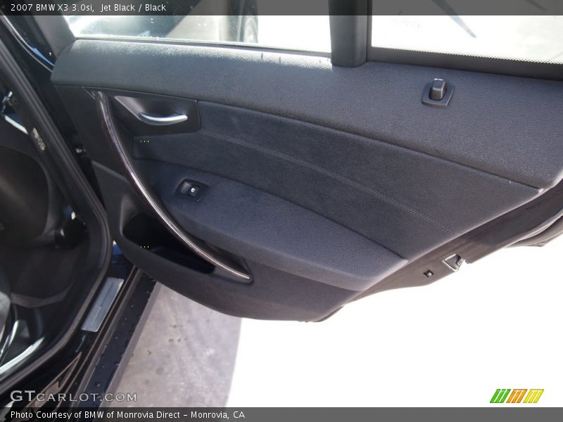 Jet Black / Black 2007 BMW X3 3.0si