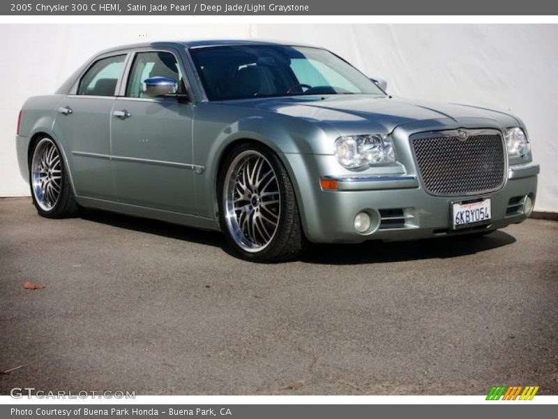 Satin Jade Pearl / Deep Jade/Light Graystone 2005 Chrysler 300 C HEMI