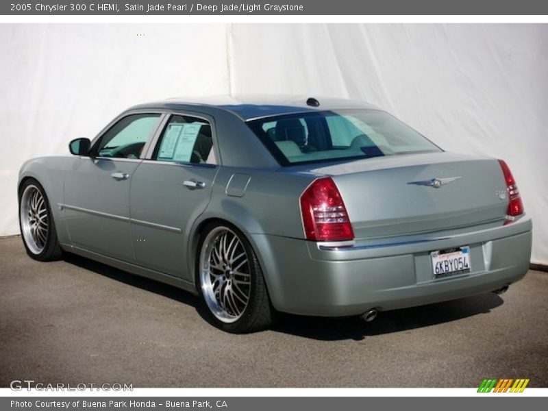 Satin Jade Pearl / Deep Jade/Light Graystone 2005 Chrysler 300 C HEMI