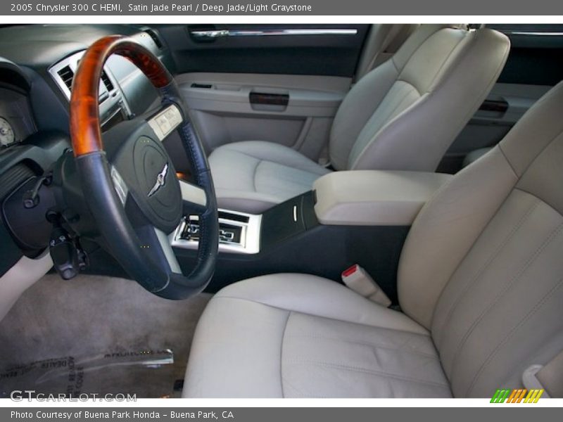 Satin Jade Pearl / Deep Jade/Light Graystone 2005 Chrysler 300 C HEMI