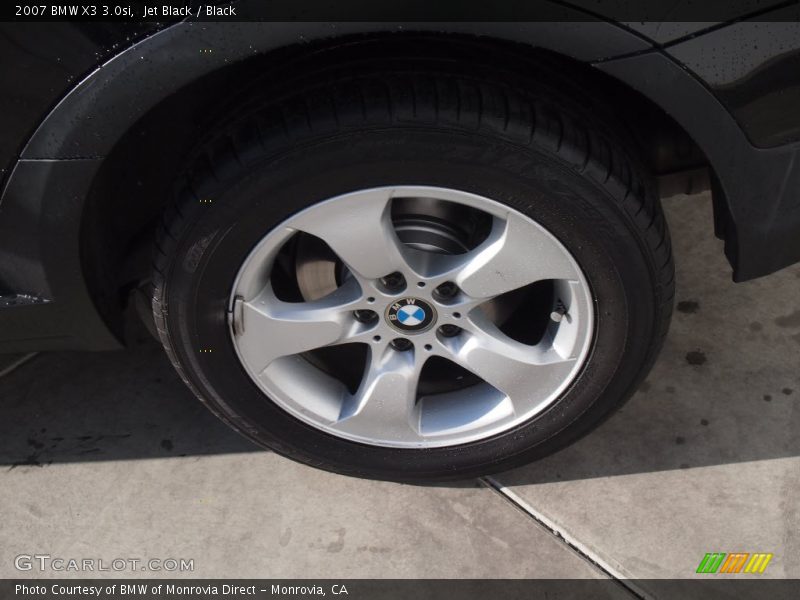 Jet Black / Black 2007 BMW X3 3.0si