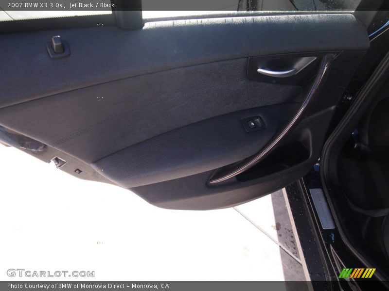Jet Black / Black 2007 BMW X3 3.0si