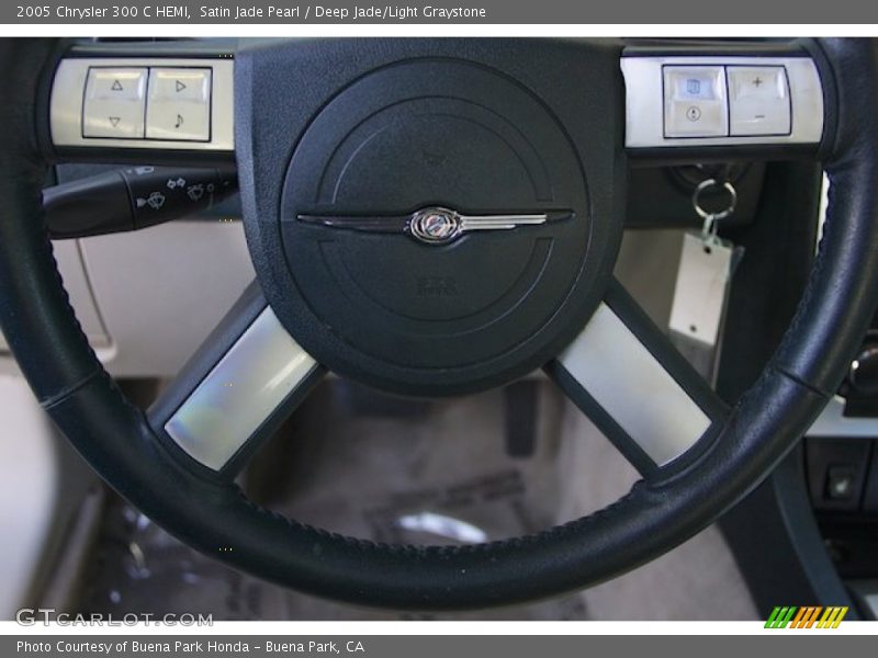 Satin Jade Pearl / Deep Jade/Light Graystone 2005 Chrysler 300 C HEMI
