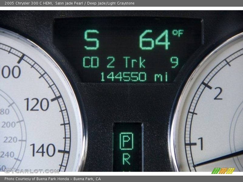 Satin Jade Pearl / Deep Jade/Light Graystone 2005 Chrysler 300 C HEMI