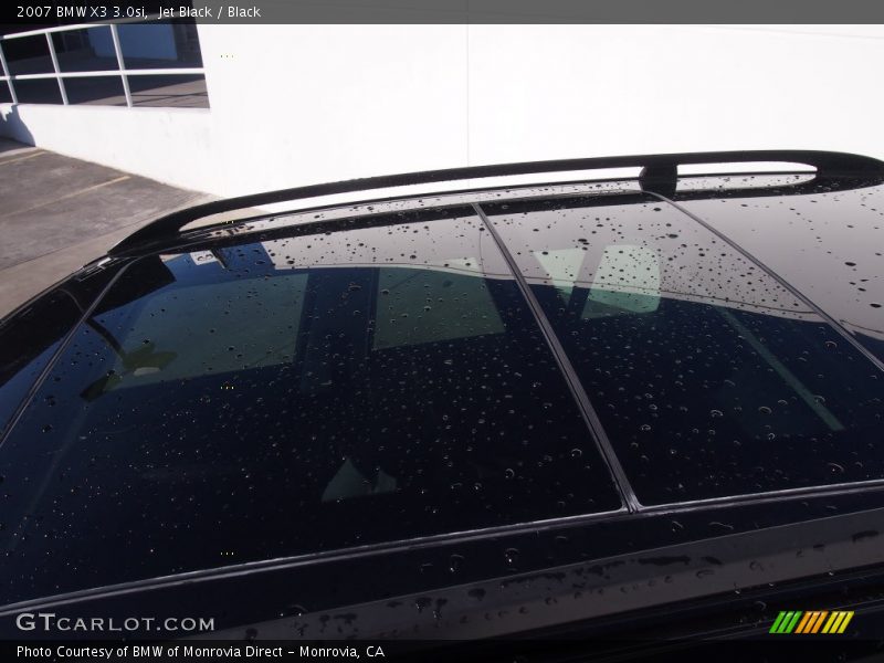 Jet Black / Black 2007 BMW X3 3.0si