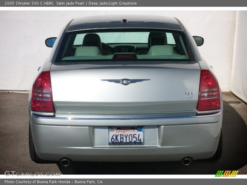 Satin Jade Pearl / Deep Jade/Light Graystone 2005 Chrysler 300 C HEMI