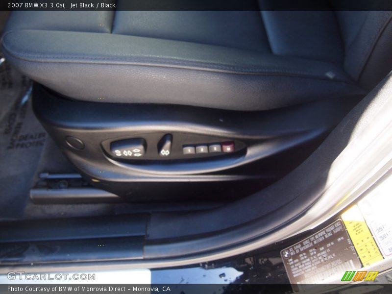 Jet Black / Black 2007 BMW X3 3.0si