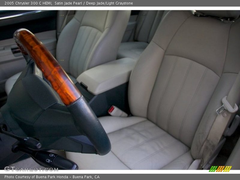Satin Jade Pearl / Deep Jade/Light Graystone 2005 Chrysler 300 C HEMI