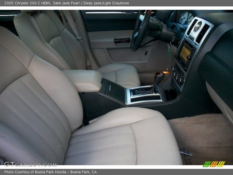Satin Jade Pearl / Deep Jade/Light Graystone 2005 Chrysler 300 C HEMI